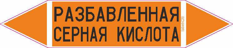 РАЗБАВЛЕННАЯ СЕРНАЯ КИСЛОТА